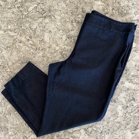 EUC Talbots “Chatham Ankle Pant” in navy blue, size 16 Petite - Picture 1 of 5
